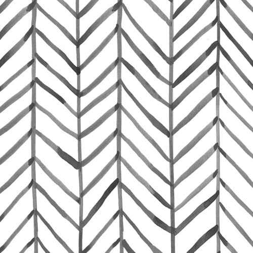 Black White Vinyl Self Adhesive Contact Paper Modern Stripe Peel and Stick Wallpaper Herringbone Home Decoration Sticker