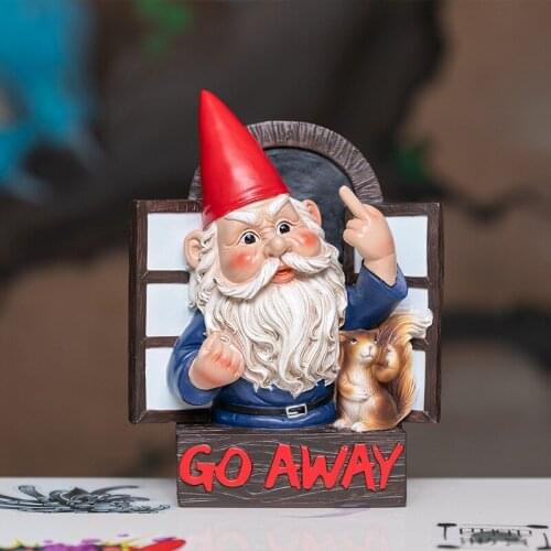 Statue garden elf dwarf ornaments hanging decorations home decoration pastoral resin crafts