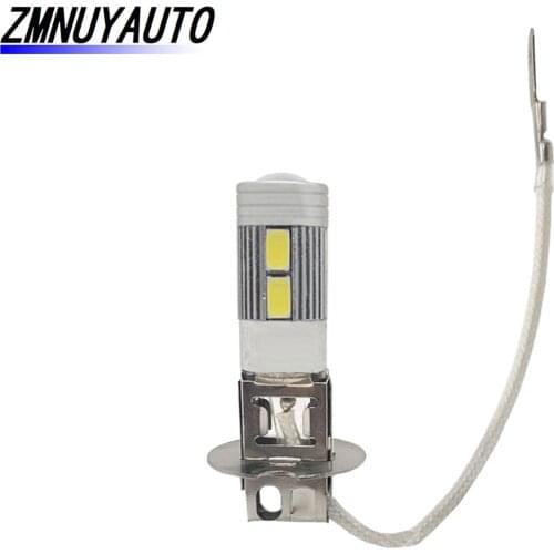 1PCS LED Bulb Fog Light H3 12V Led Car 10SMD 5730 Super Bright White 6000K Auto Turn Signal Driving Lamp DRL