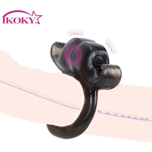 Vibrating Penis Ring Cock Rings Sex Toys for Men Women Couple Tools Clitoris Stimulator Delay Ejaculation Sextoys Adult Products