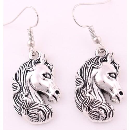 Female Earrings Fashion Jewelry Design Horse Shape Brinco Orecchini Oorbellen Zinc Alloy Material Provide Dropshipping