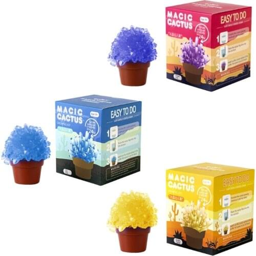 1Set Growing Crystal Toy Brain Developmental Toddler Toy Scientific Experiment Toy Set Geographic Toy Crystal Science Ki