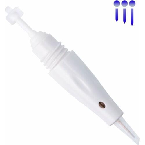 CHUSE 3-Slope Disposable Sterilized Tattoo Machine Permanent Makeup Needle Tip for C5 C5T Eyebrow Lip Eyeliner Machine Kit 10PCS