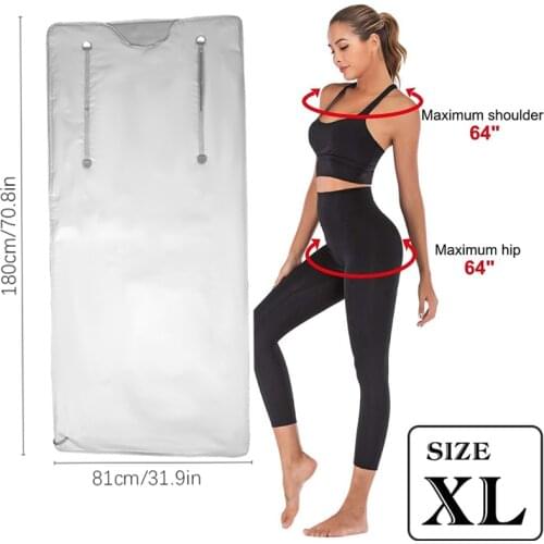 Oxford Infrared Sauna Blanket With Weight Loss Body Shaper 2 Zone Digital Far-Infrared Sauna Heating Blanket 650W Beauty Machine