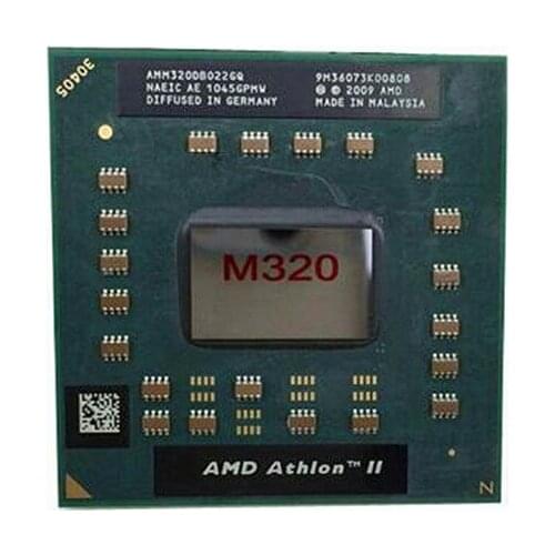 Free shipping Processor latop core CPU AMM320DB022GQ M320 2.1GHz cpu processor