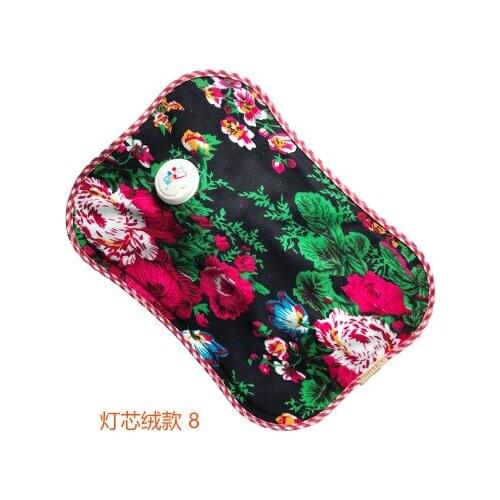 Free shipping explosion-proof hot water bottle Corduroy Charging Electric Hot-water bag without water