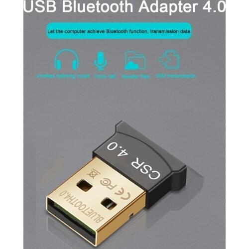 Mini USB Bluetooth-Compatible Adapter V4.0 Dual Mode Wireless Dongle CSR 4.0 USB 2.0 Transmitter Audio Receiver for Windows