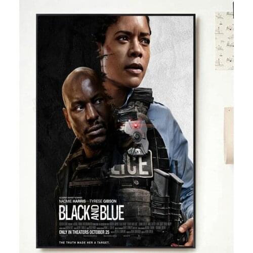 NP105 Black and Blue Movie 5 Classic Film Fashion Trend Beautiful Home Art Decor Silk Poster Wall Sticker Deco Gift