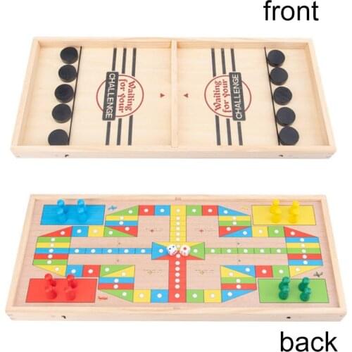 Kids 2 in 1 Slingshot Flying Chess Board Indoor Desk Interactive Game Puzzle Toy Intelligence Develop Toys gift for children