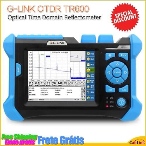 G-LINK TR600 OTDR MM Mode Optical Time Domain Reflectometer PON 1310/1490/1550nm 32/30/28dB Trace Analysis Software Avaliable