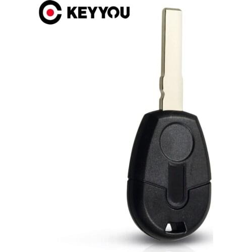 KEYYOU Remote Car Key Shell For Fiat Positron Transponder Key Cover Blank Case Replacement GT15R SIP22 Blade 2 Buttons