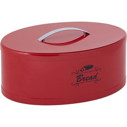 Nilşah Oval Bread Box Red