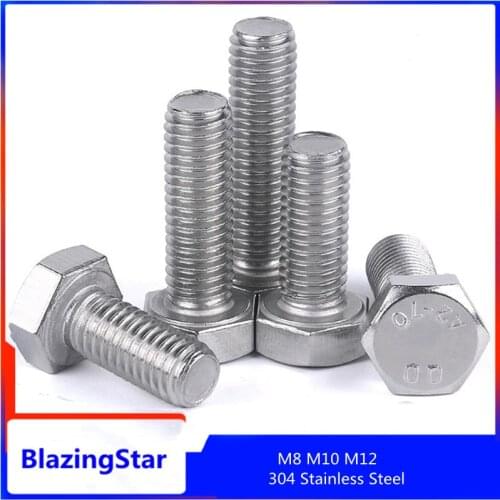 M8 M12 304 Stainless Steel Metric Self Tapping Screw External Hexagon Head Screw Hexagon Head Bolt Outer Hexagon Bolt
