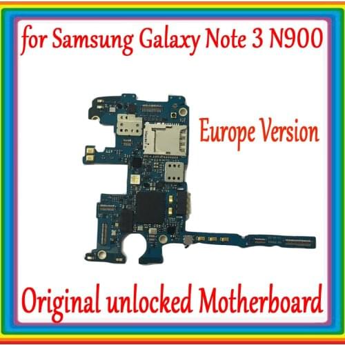 For Samsung Galaxy Note 3 N900 Motherboard Complete Logic board,Originl unlocked for Galaxy Note 3 N900 Mainboard