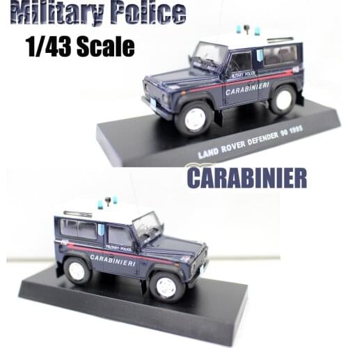 C-cool Model cars 1/43 Scale LandRRover Defender 90 1995 Military Police 112 Diecast for Collection Gift
