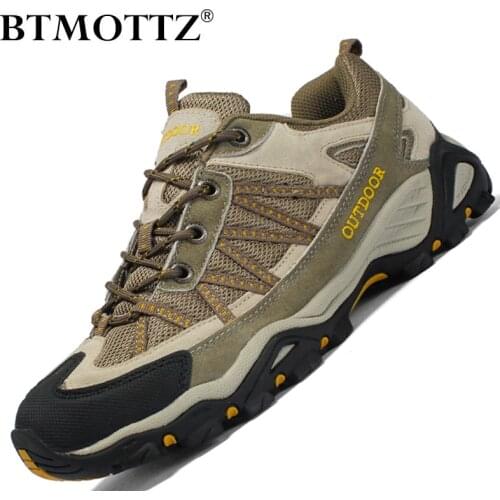 Fashion Designer Suede Leather Men Shoes Breathable Casual Sneakers Couples Outdoor Climbing Hiking Shoes Walking Shoes Men