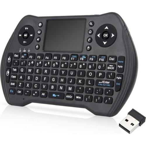 MT10 2.4GHz with touchpad mini wireless keyboard air mouse with touchpad, suitable for Android TV box/PC/laptop