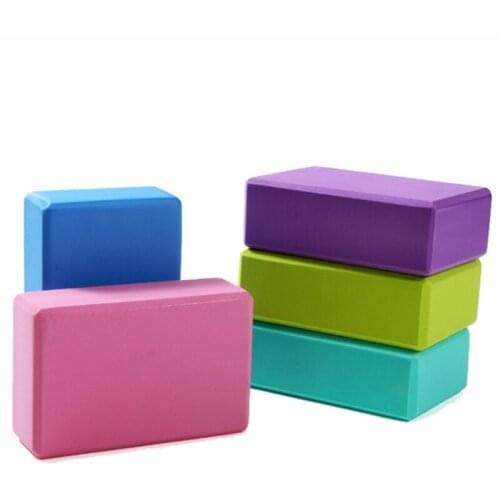 Exercise Fitness Set Tool Yoga Bolster Pillow EVA Gym Blocks Foam Brick Training Stretching Body Shaping Yoga Blocks Equipment