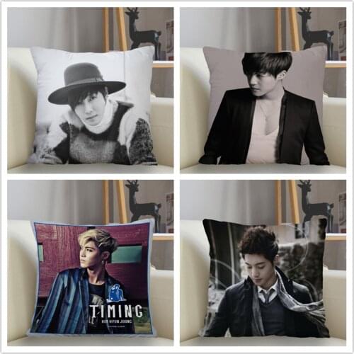 Musife Kim Hyun Joong Pillowcase Custom Square Pillow Cover Case Zipper Pillowcase 35*35,40*40,45*45cm Drop Shipping