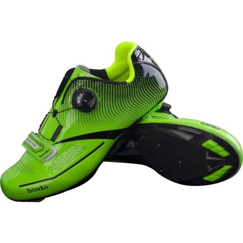 New BOODUN Mens Self-Locking Cycling Shoes Road Bike Shoes MTB Shoes Ultralight Athletic Racing Sneakers