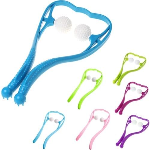 New Comfortable Neck Massager Roller Shoulder Back Pain Ball Self-massage Tool