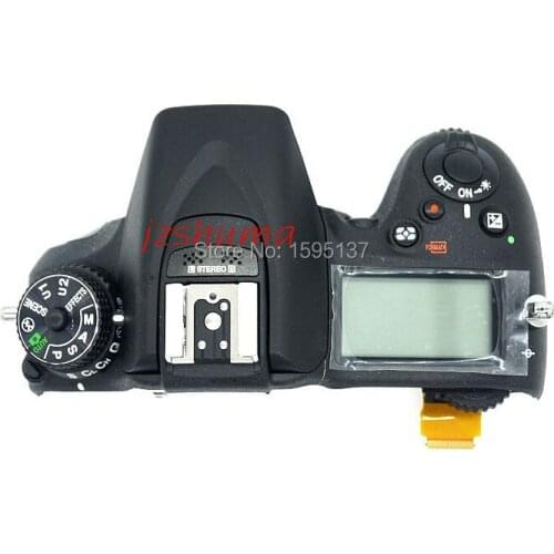 Original Top Cover Shell Unit with top lcd,flash board,Flex cable FPC for Nikon D7100 Camera Replacement Repair Parts