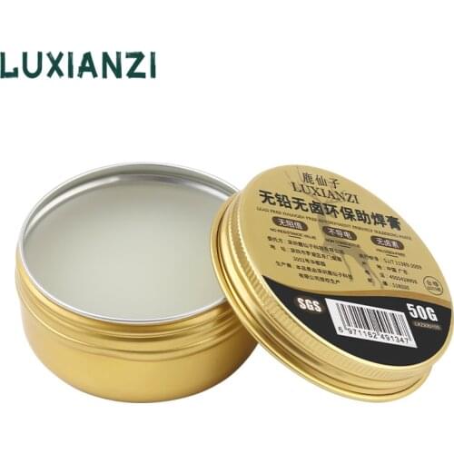 LUXIANZI 50G Lead-free Soldering Paste Rosin For PCB IC Parts Repair Welding Soldering Tool No-clean Solder Paste Flux