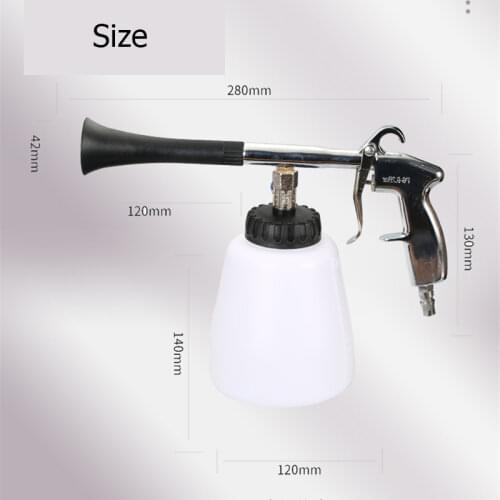 Car Dry Cleaning Gun High Pressure Washer Automobiles Water Gun Car Deep Clean Washing Accessories Tornado Cleaning Tool Styling