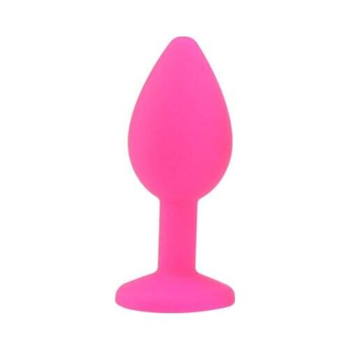 Small Size Adult Sex Products Pink Butt Plug Silicone Anal Plug Anal Sex Toy for Women Men Waterproof Anus Massagers For Couples