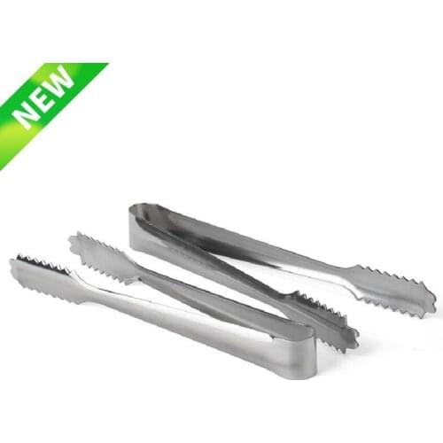 15cm Stainless Steel Tongs For Barbecue Party Bar BBQ Clip Bread Food Ice Clamp Ice Tong Kitchen Tool Accessories