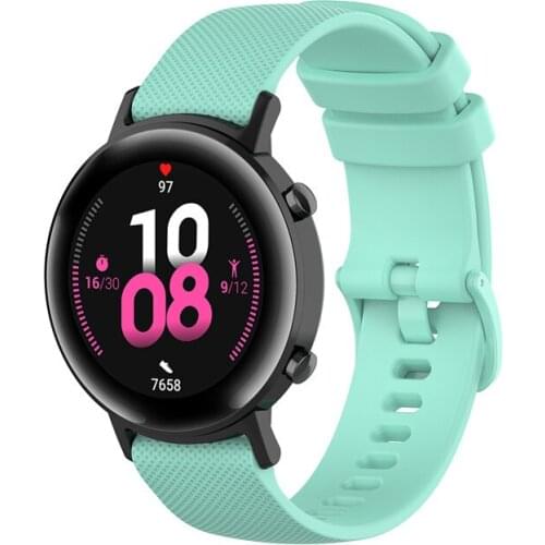 20mm 22mm Silicone Strap For Samsung Galaxy Watch/Huawei Honor Magic Watch/Amazfit/Garmin Vivomove/POLAR IGNITE Smart