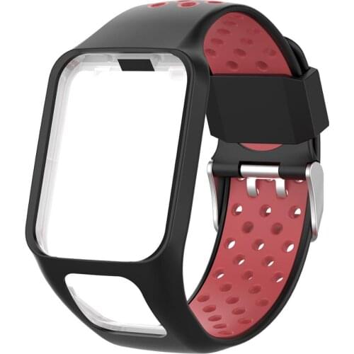 Replacement Silicone Strap For TomTom Runner 2 / 3 Spark/3 Breathable Band Sport Smart Watch Accessories