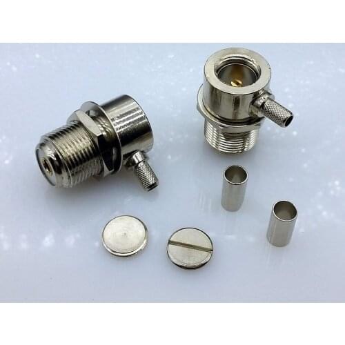 M type SL16 UHF type Female connector SL16-KW-3 RF coaxial Straight Connector Adapter 5pcs