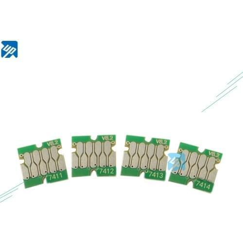 UP 10sets T7421 - T7424 One Time Chip forFor Epson SureColor F6080 F7180 F7080 F9380 ink Cartridges chip