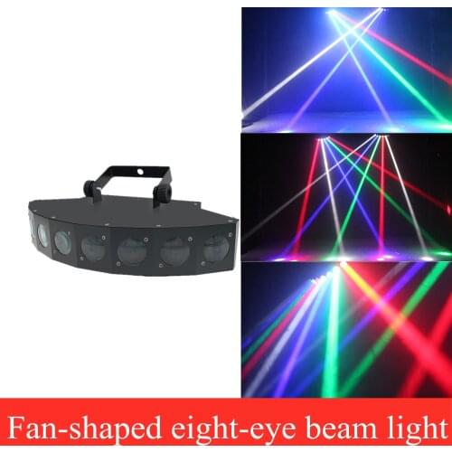 High brightness eight-beam Scanner fan beam bar light beam laser RGBW scanner dj club disco light Eight Eyes LED Beam Lamp