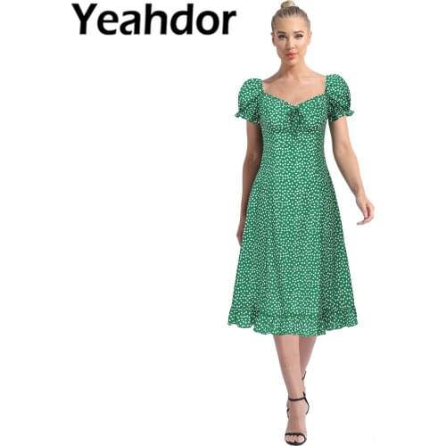 Yeahdor Summer Dresses With Sleeves