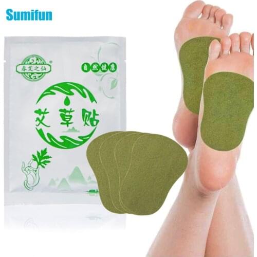 16Pcs Wormwood Detox Patch Natural Herbal Plant Keep Warm Remove Dampness Improve Sleep Quality Stickers Foot Care Massage