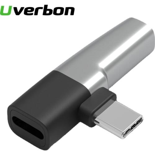 2 in 1 Type C 3.5 Jack Earphone USB C to 3.5mm Quick Charger Headphones Adapter For Huawei V30 mate 20 P30 pro Xiaomi Mi 10 9