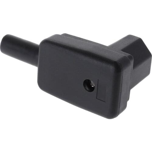 90 Degree Angled IEC 320 C13 Female Plug AC 10A 250V Power Cord Cable Connector