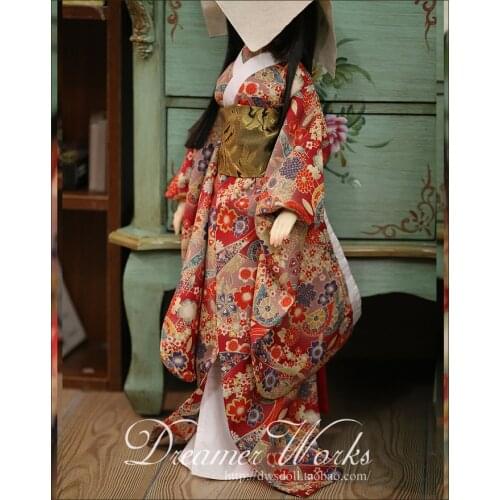 1/4 1/3 scale BJD clothing accessories Japanese kimono for BJD/SD doll,Not included doll,shoes,wig,and other accessories 1254