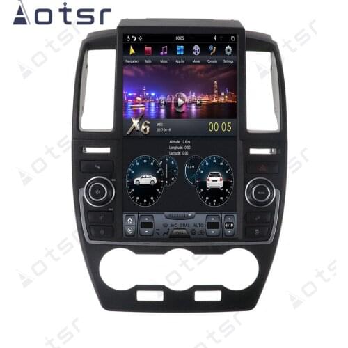 Aotsr 13.6" Vertical Tesla PX6 Android 9.0 4+64GB CARPLAY Car Radio Player Auto GPS Navigation For Land Rover Freelander 2 2007