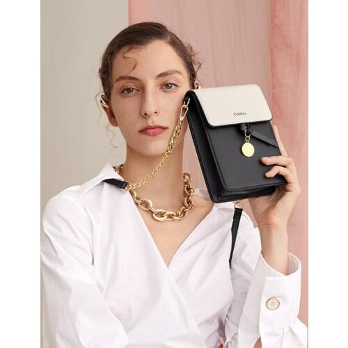 Cnoles Brand Women Handbags Fashion Mini Cell Phone Bags Small Crossbody Bags Ladies Flap Shoulder Bag Female Mobile Phone Purse