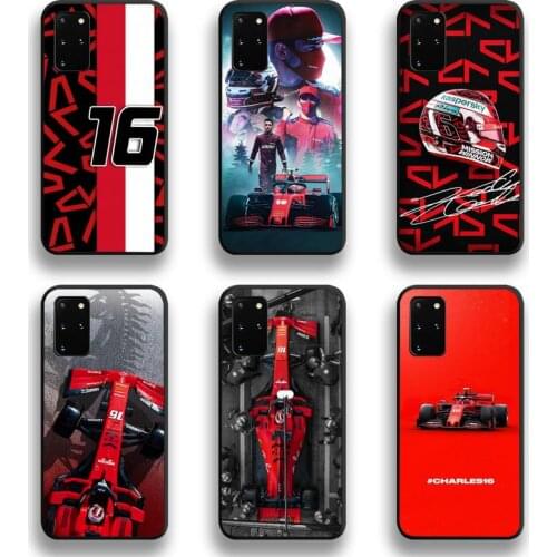 Charles Leclerc 16 F1 Phone Case For Samsung Galaxy S20 FE plus Ultra S6 S7 edge S8 S9 plus S10 5G lite 2020