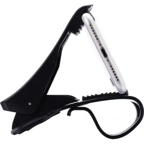 Black Car GPS Navigation Dashboard Phone Clip Holder Universal for Mobile Phone Clip Fold Car Phone Holder Stand Bracket