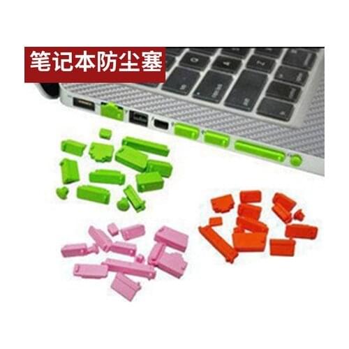 Colorful Silicone Dust Plug Cover Stopper laptop dustproof usb dust plug for HP asus dell acer toshiba lenovo sony samsung