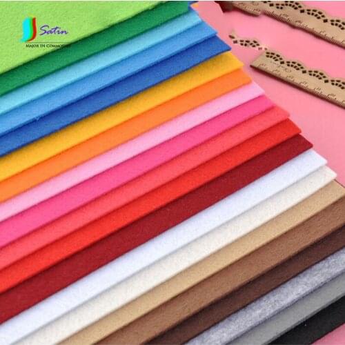 Diy 2mm Thick Non-woven 30cm * 30cm Color Kindergarten Handmade Cloth Props Background Felt Cloth Green Orange Blue Pink S265P
