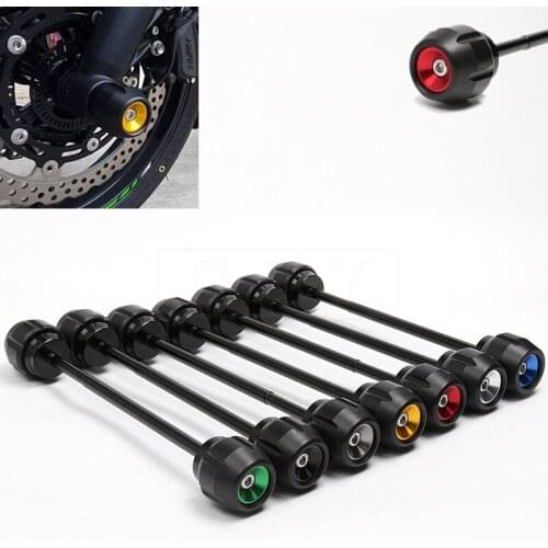 For Kawasaki Z900 2017 2018 Z900 17 18 Falling Protection Motorcycle CNC Front Axle Fork Wheel Protector Crash Sliders