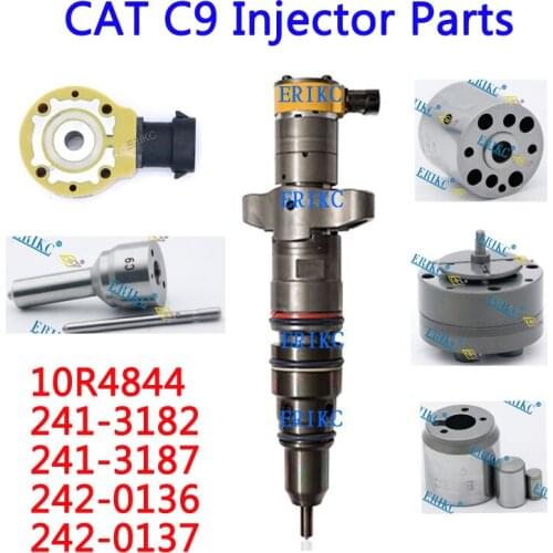 ERIKC CAT C9 Common Rail Injector Parts Nozzle Booster Valve Intermediate Valve For 10R4844 241-3182 241-3187 242-0136 242-0137