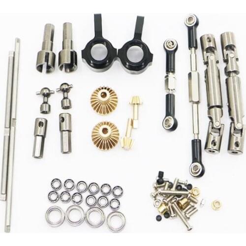 HengLong WPL B-1 B-14 B-24 B24 C14 C-14 1/16 Military Truck RC Car upgrade Metal gear steering cup drive shaft