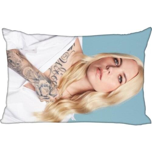 Nice Skylar Grey Pillow Cover Bedroom Home Office Decorative Pillowcase Rectangle Zipper Pillow cases Satin Fabric No Fade